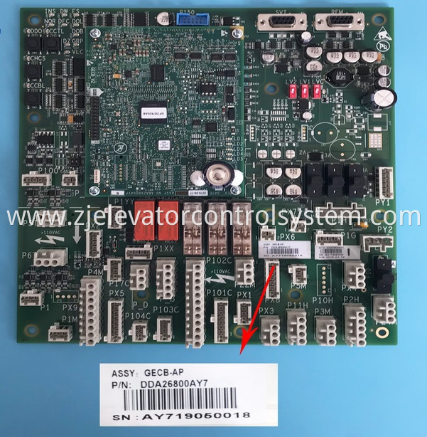 Otis Elevator GECB-AP Mainboard DDA26800AY7